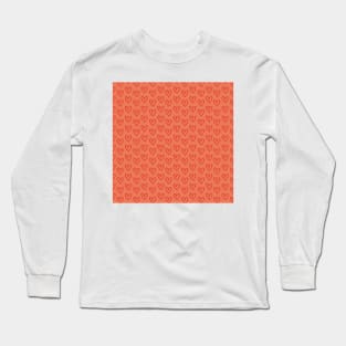Pink and red hearts pattern Long Sleeve T-Shirt
